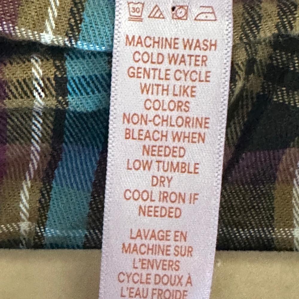Brand New Savage X Fenty Tied Up Tartan Raw Hem Sleep Shirt Plaid Blue Size XL - Picture 8 of 8